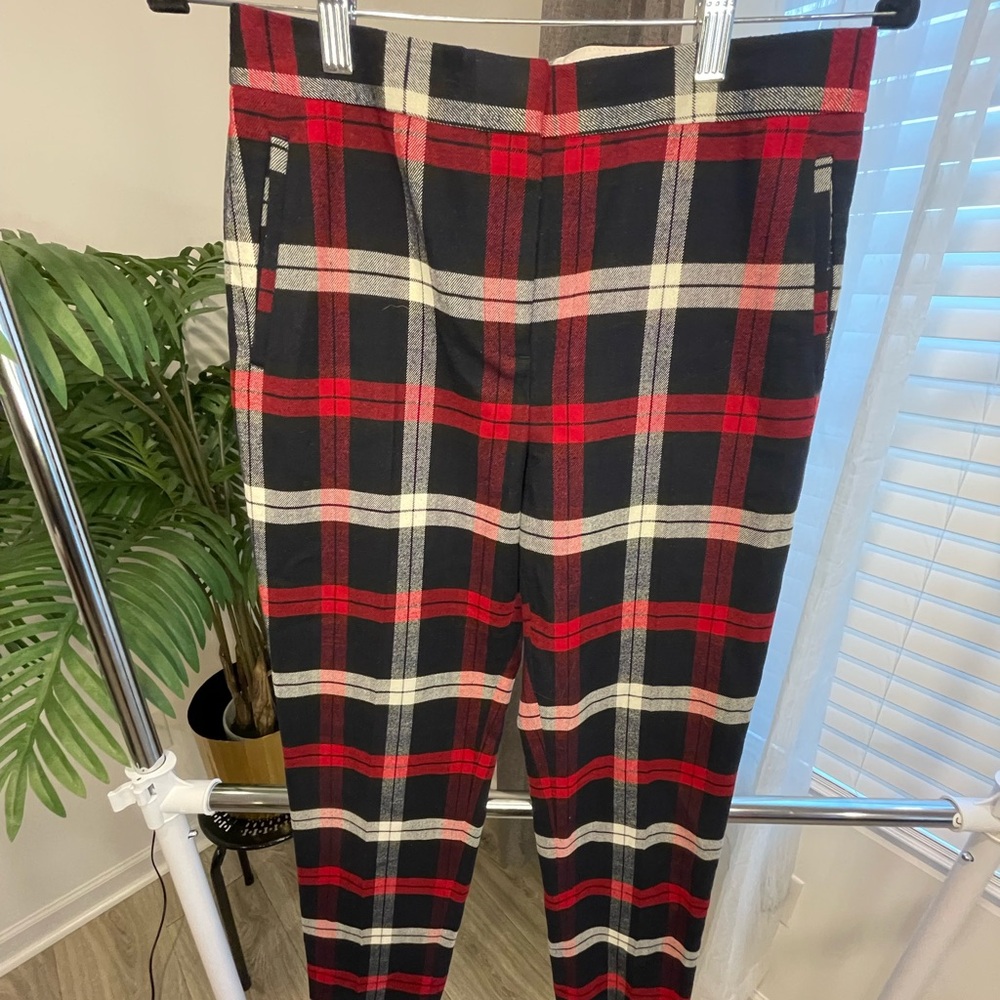 Topshop plaid pants